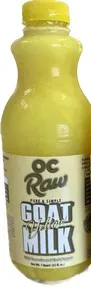 32oz OC Raw Pure & Simple YELLOW Goat Milk - Supplements